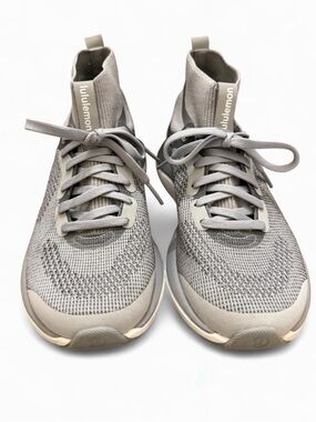 lululemon athletica Women’s Light Gray Knit Sock-Style Sneakers